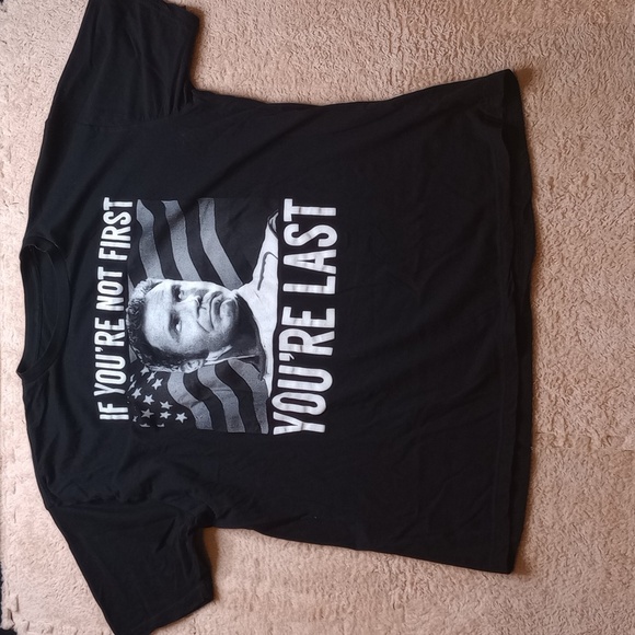 Talladega Nights Graphic Tee Shirt If You're Not First You're Last - Picture 1 of 6